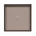 Ralo Oculto Astra Quadrado Universal 15x15 Bege 