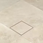 Ralo Oculto Astra Quadrado Universal 15x15 Bege 