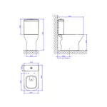 Bacia Deca Axis C/Caixa Acopl. GE-17 C/Kit