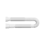 Sifão Tubo Extensivo Longo Universal Blukit Com Porca Branco 1,5M