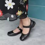 Sapatilha Feminina Boneca J.gean Em Couro Cor Preta Cod. Es0015