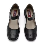 Sapatilha Feminina Boneca J.gean Em Couro Cor Preta Cod. Es0015