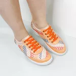 Tênis Slip On Feminino de Couro legítimo cor Damasco Cod. EU0031/02