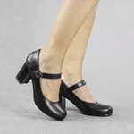 Sapato Mary Jane Couro Legítimo