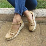 Assandalhado Plataforma Ultra Conforto Couro Legítimo