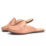 Mule Ref 5909 Rose Couro Legitimo