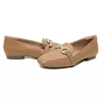 Mocassim Cláudia Feminino Croco Couro Legítimo