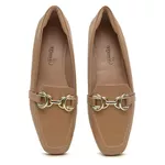 Mocassim Cláudia Feminino Croco Couro Legítimo