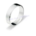 Aliança De Ouro Branco 18k 750 10093.5