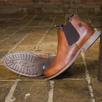 Botina Masculina Chelsea Rivera Chocolate