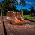 Bota Feminina Texana Cano Curto