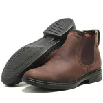 Botina Ultra Comfort 30% Mais Leve Crazy Café 