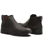 Botina Ultra Comfort 30% Mais Leve Fossil Café