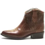 Bota Feminina Texana Cano Curto