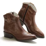 Bota Feminina Texana Cano Curto