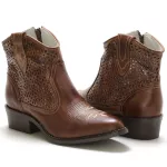 Bota Feminina Texana Cano Curto