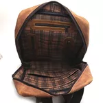 Mochila em Couro Lookstock Caramelo