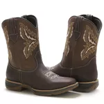Bota Texana Roceira Jump Brown