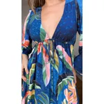 Vestido Cropped Rio De Mosaico Estampado