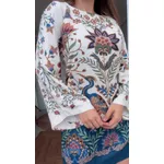 Vestido Curto Jardim Maravilha Estampado