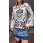 Vestido Curto Jardim Maravilha Estampado