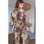 Camisa Mistura De Caju Estampado