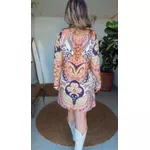 Vestido Curto Beleza Boho Estampado