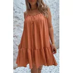 Vestido Curto Cindy Chiclé Caramelo