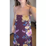 Vestido Longo Jardim Delicado Estampado