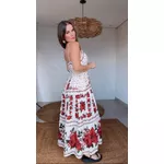 Vestido Longo Rosália Estampado