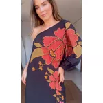 Vestido Ombro Só Madalena Estampado