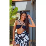 Biquini Hot Pants Maré De Sol Preto