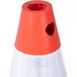 Cone Refletivo Pvc Semi Flexível Laranja e Branco 75cm 700.00291 Plastcor
