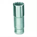 Soquete Estriado Crv Longo 3/4 Pol Encaixe 3/8 Pol 014.320 Gedore