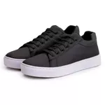 Tênis Casual Feminino Confortável Leve Macio - Preto