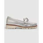 Mocassim Feminino Com Fivela Prata