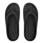 Kit 2 Tamancos Puff Feminino Preto e Pessego 