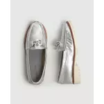 Mocassim Feminino Com Fivela Prata