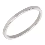Anel / Aliança Minimalista 1,5mm Prata 925