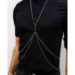 Body Chain Palito Zamak Níquel 