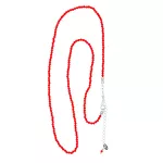 Colar Pedra Natural Espinélio Vermelho Prata 925 