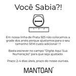 Aliança Cravejada Zircônias Pretas Prata 925