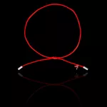 Pulseira Fio de Seda Vermelho com terminais em Prata 925 (Nó Fixo 2) 