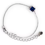 Pulseira Zircônia Marinho 6x6mm RB 