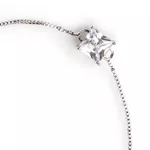 Pulseira Zircônia Incolor 6x6mm RB