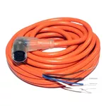 Cabo sensor M12 cotov 5m PNP c/led K12-A-5M-LP