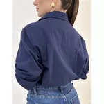 Camisa Amanda Azul Marinho