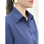 Camisa Amanda Azul Marinho