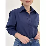 Camisa Amanda Azul Marinho