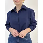 Camisa Amanda Azul Marinho